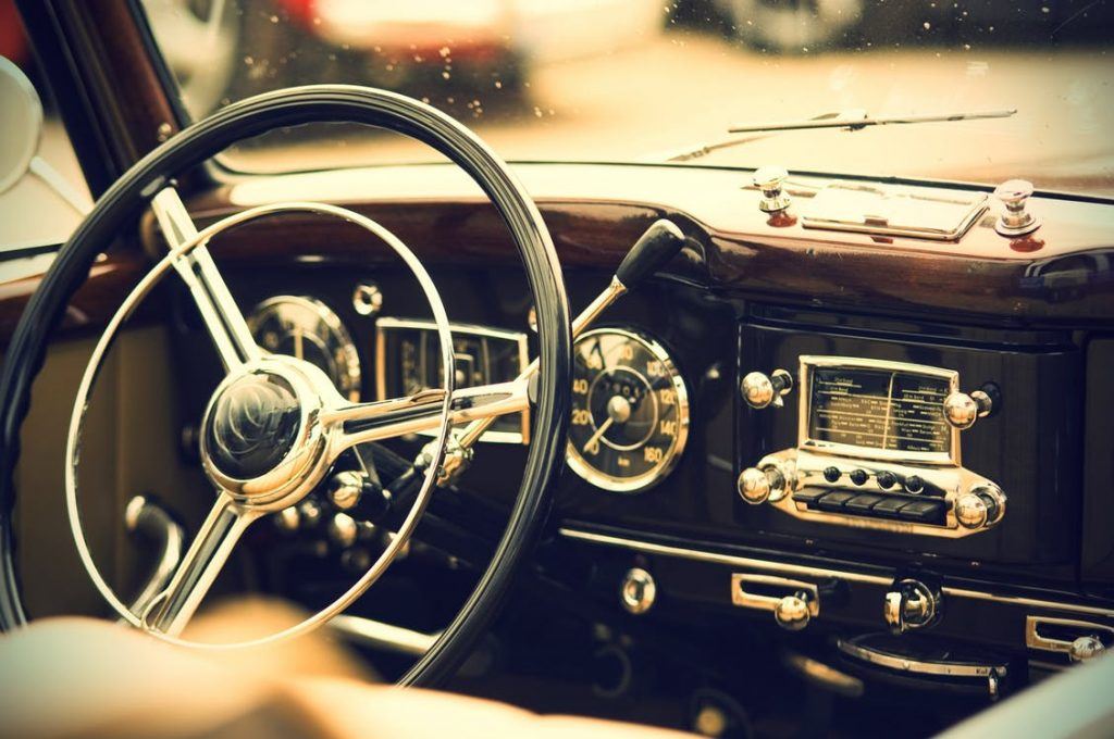 Vintage Car Stirring Wheel