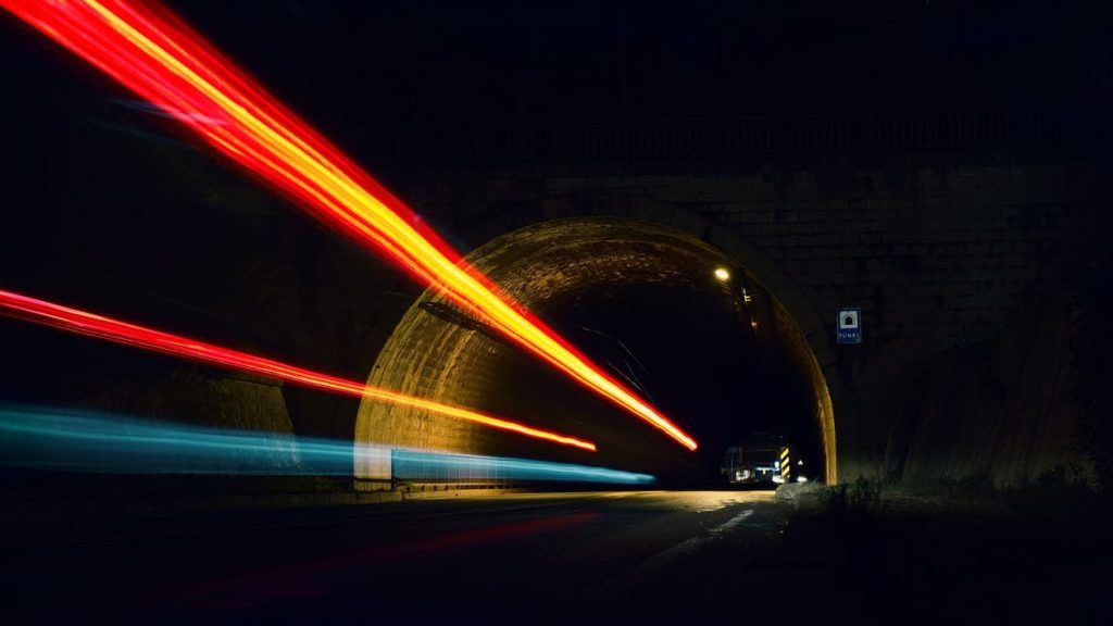 Light Through a Tunnel